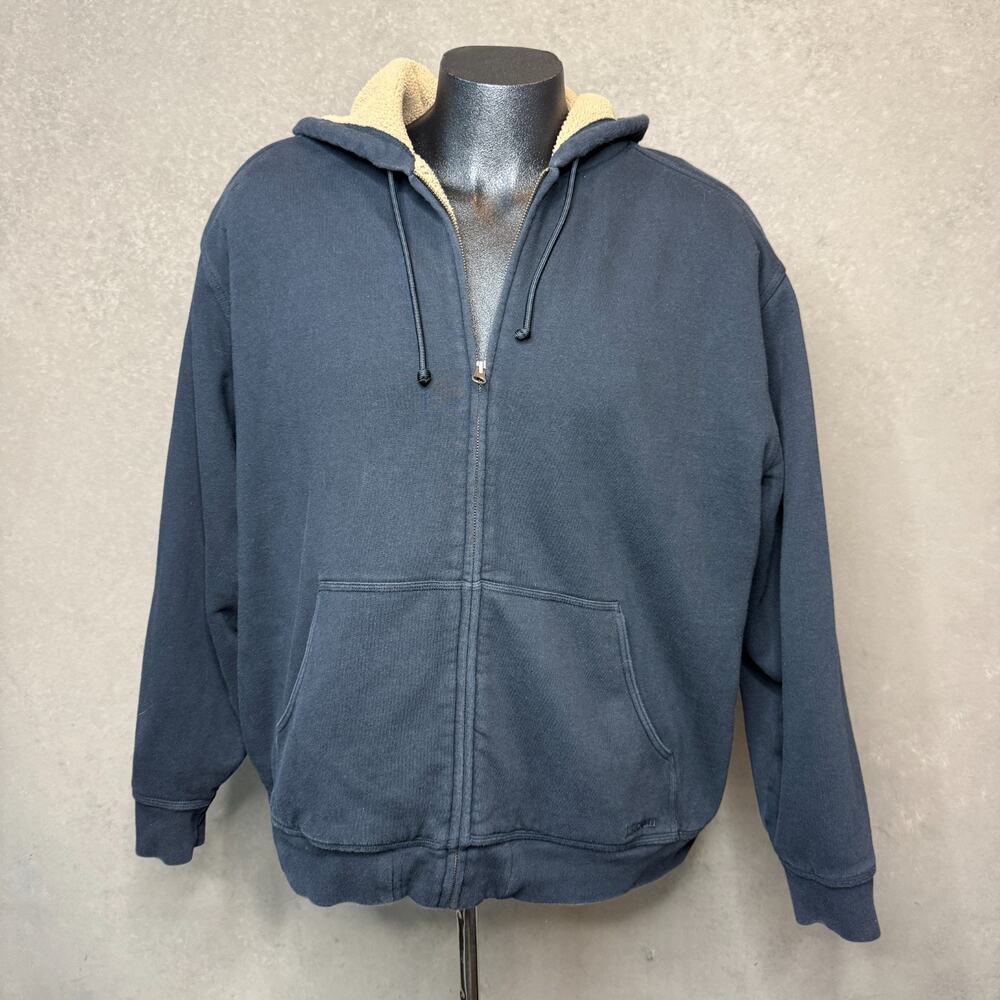 L.L. Bean Katahdin Iron Works Hoodie Sweatshirt XL Fleece Lined